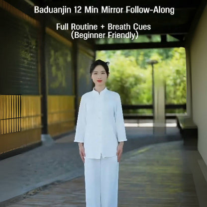 TCM Daily Wellness — Inner Nourish & Outer Revive | 9 Gua Sha Lessons + 12-Min Baduanjin Qigong